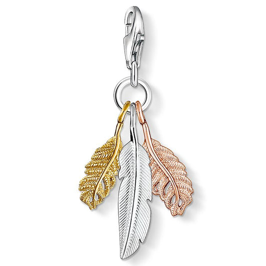 Ciondolo Charm THOMAS SABO Piume - Biondo Gioielli