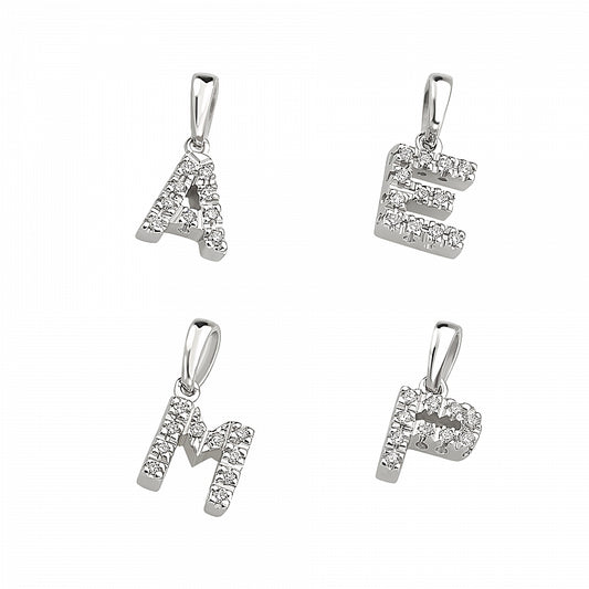 Ciondolo Iniziale in oro e diamanti GIORGIO VISCONTI