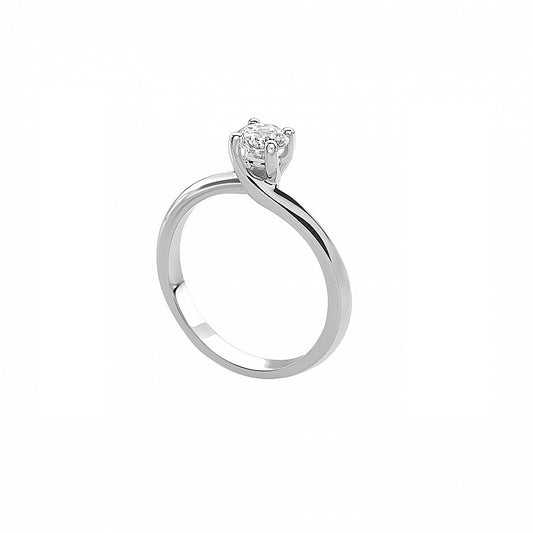 Anello solitario in oro e Diamante GIORGIO VISCONTI donna