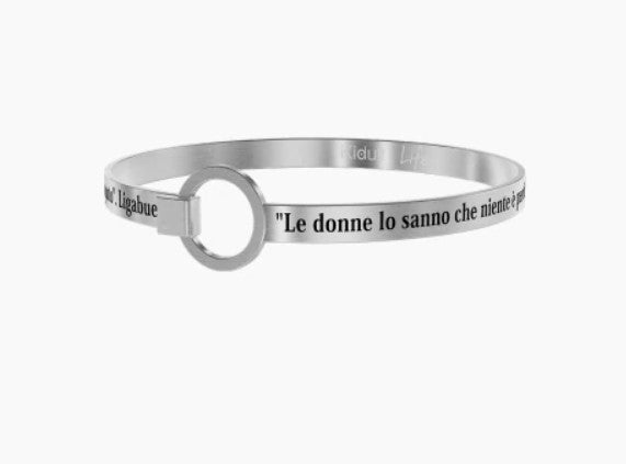 Bracciale donna KIDULT Ligabue Collection Le donne lo sanno - Biondo Gioielli