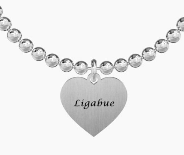 Bracciale donna KIDULT Ligabue Collection Metti in circolo il tuo amore - Biondo Gioielli