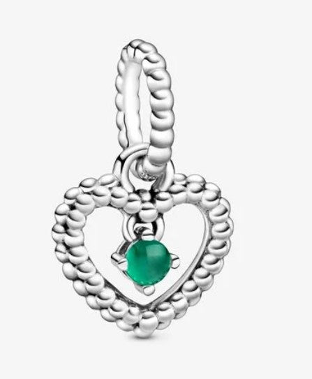 Charm PANDORA a cuore con sfere Purely - Biondo Gioielli