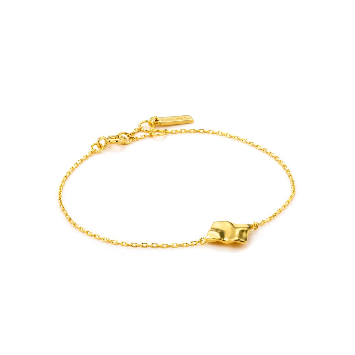 Bracciale donna ANIA HAIE Metal Crush - Biondo Gioielli
