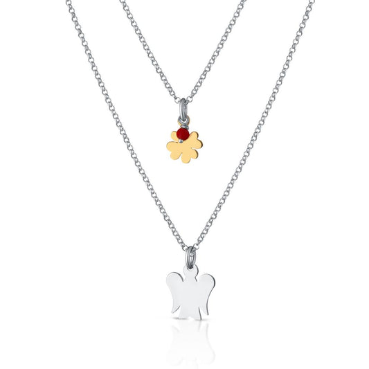 Collana donna a doppia catena ROBERTO GIANNOTTI - Biondo Gioielli