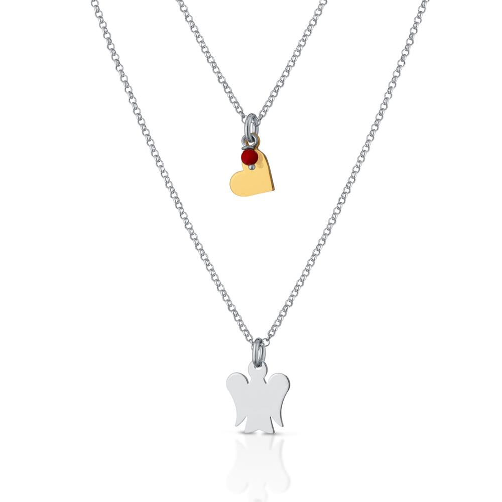 Collana donna a doppia catena ROBERTO GIANNOTTI - Biondo Gioielli