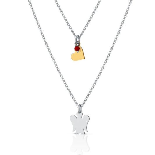 Collana donna a doppia catena ROBERTO GIANNOTTI - Biondo Gioielli