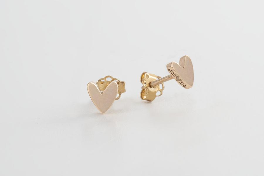 Orecchini in oro rosa CUORI & FRECCE