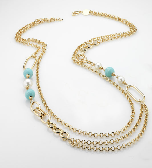 Collana donna MUSE - Biondo Gioielli