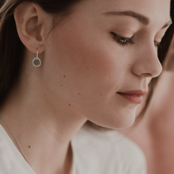 Orecchini personalizzabili in argento CUORI & FRECCE