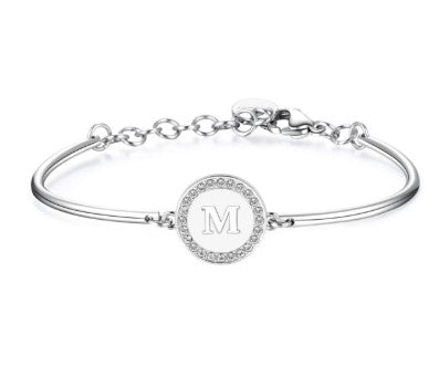 Bracciale donna BROSWAY Chakra Lettera M - Biondo Gioielli