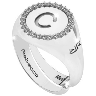 Anello donna REBECCA Lettera iniziale