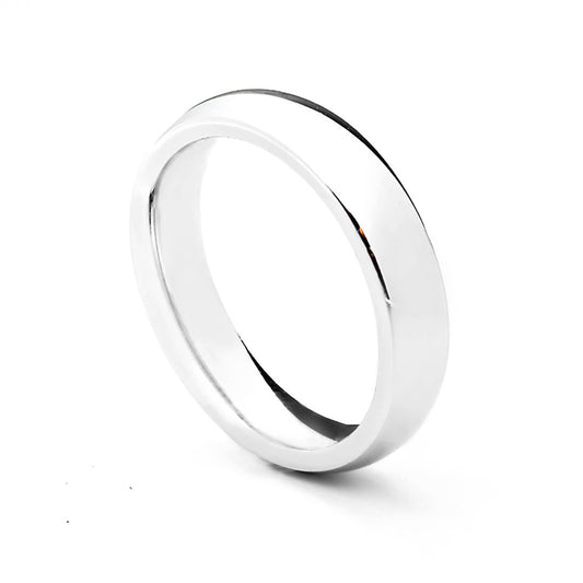 Fede comoda in oro bianco 18KT UNOAERRE