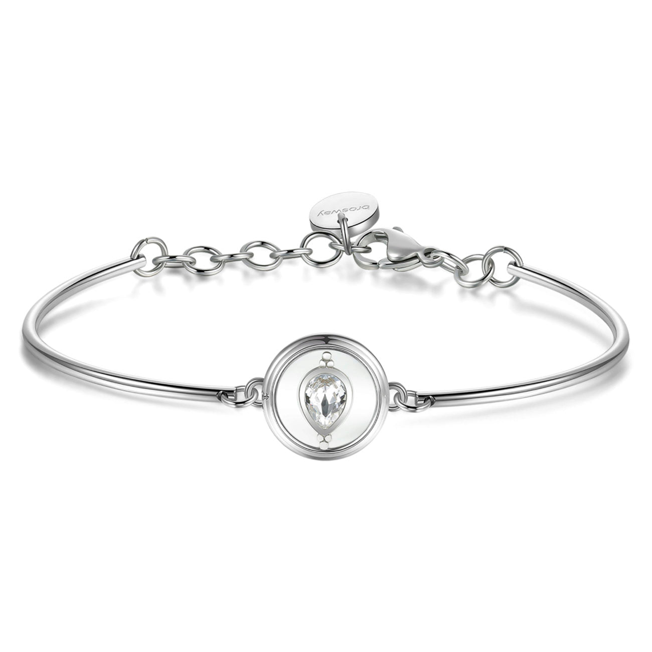 Bracciale donna Chakra BROSWAY Goccia bianca