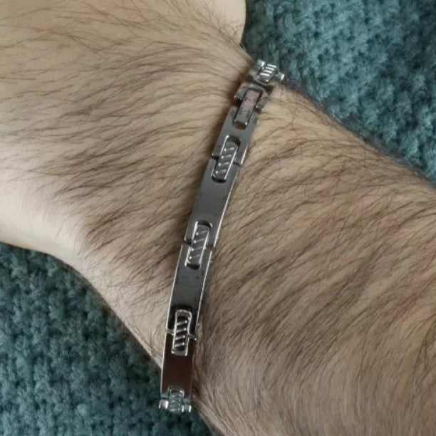 Bracciale uomo MORELLATO Cross - Biondo Gioielli