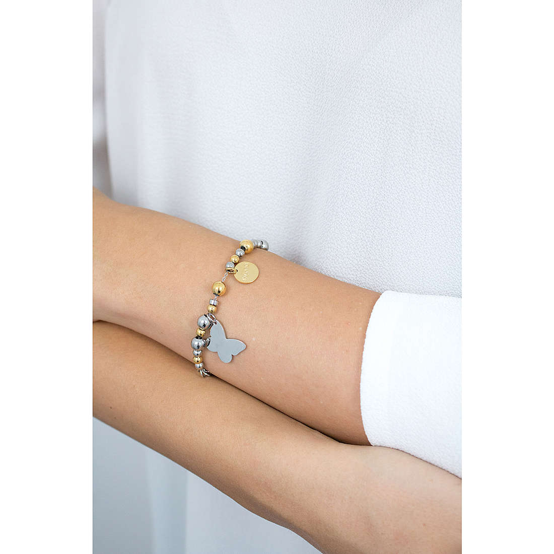 Bracciale donna S'AGAPÕ Glam con farfalla