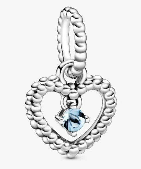 Charm PANDORA a cuore con sfere Purely - Biondo Gioielli