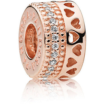 Charm PANDORA Distanziatore con cuori - Biondo Gioielli