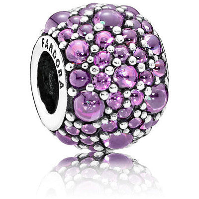 Charm PANDORA gocce scintillanti viola - Biondo Gioielli