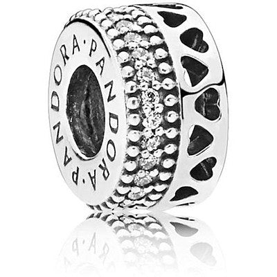 Charm PANDORA Distanziatore con cuori - Biondo Gioielli