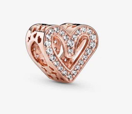 Charm PANDORA con cuore scintillante - Biondo Gioielli