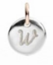 Ciondolo Moneta QUERIOT Lettera W - Biondo Gioielli
