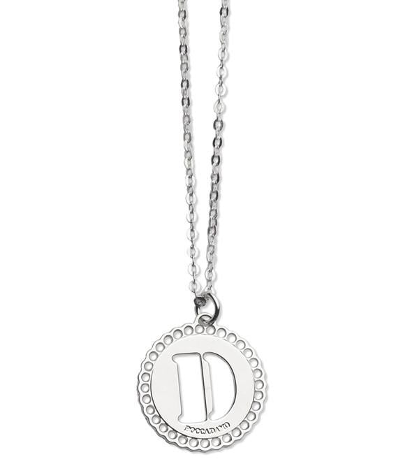 Collana donna BOCCADAMO Lettera D - Biondo Gioielli
