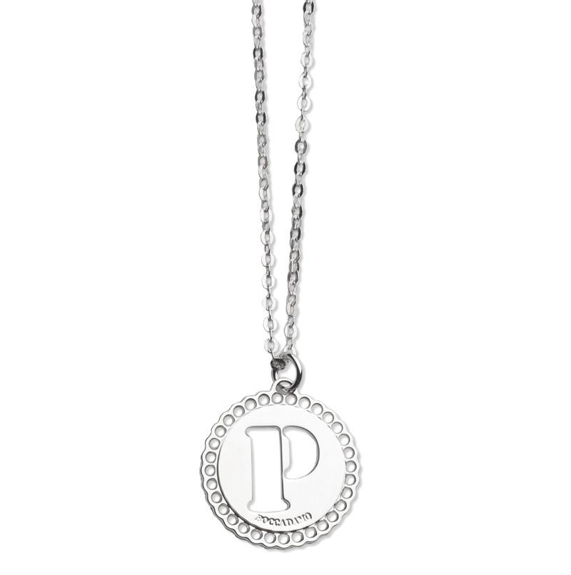 Collana donna BOCCADAMO Lettera P - Biondo Gioielli
