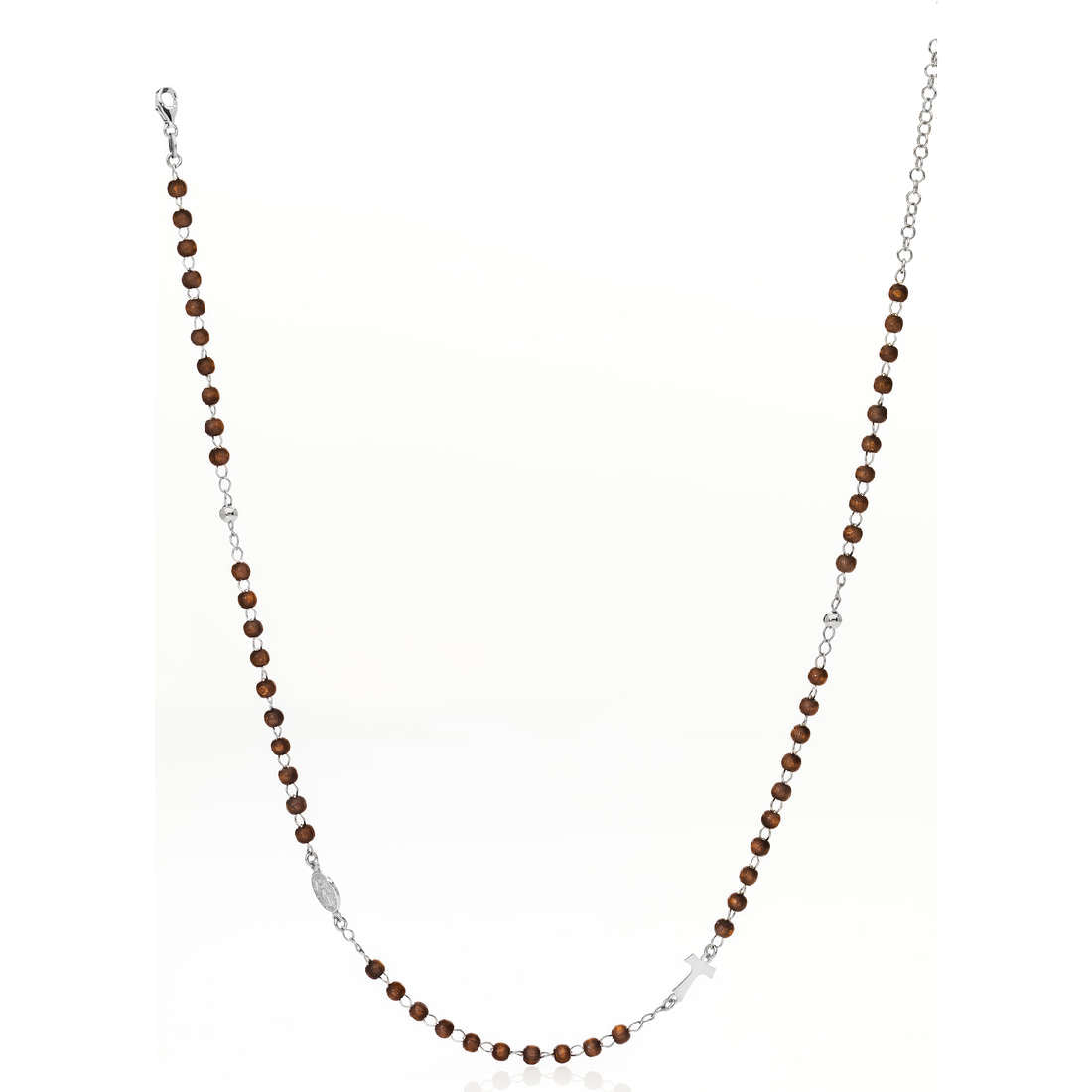 Collana rosario AMEN in legno