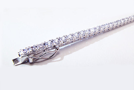 Collana Tennis argento e zirconi