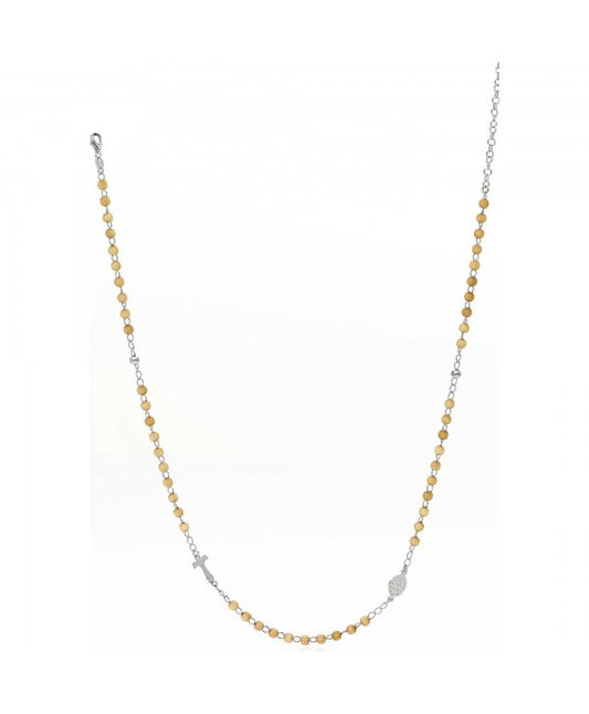 Collana rosario AMEN in legno