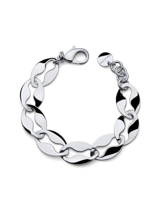 Bracciale catena con cristallo Unoaerre