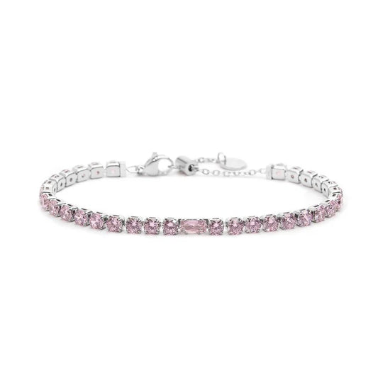 Bracciale tennis 4mm con zircone centrale MARLÙ 31BR0007-LF