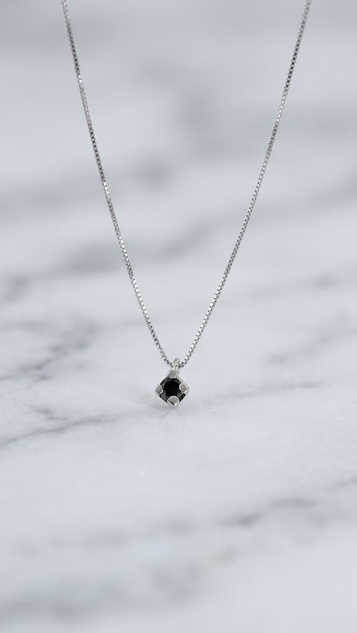 Collana donna uomo PGgioielli PLNERO007