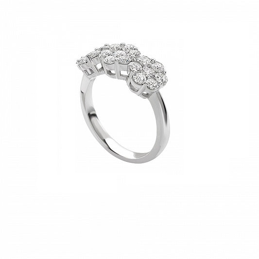 Anello in oro e Diamanti GIORGIO VISCONTI donna