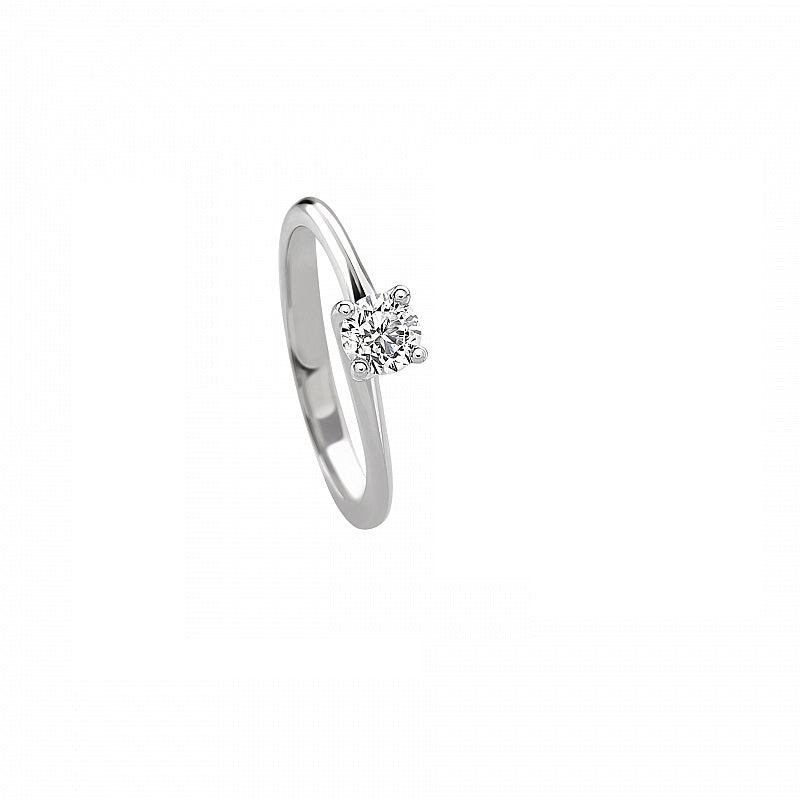 Anello solitario in oro e Diamante GIORGIO VISCONTI donna