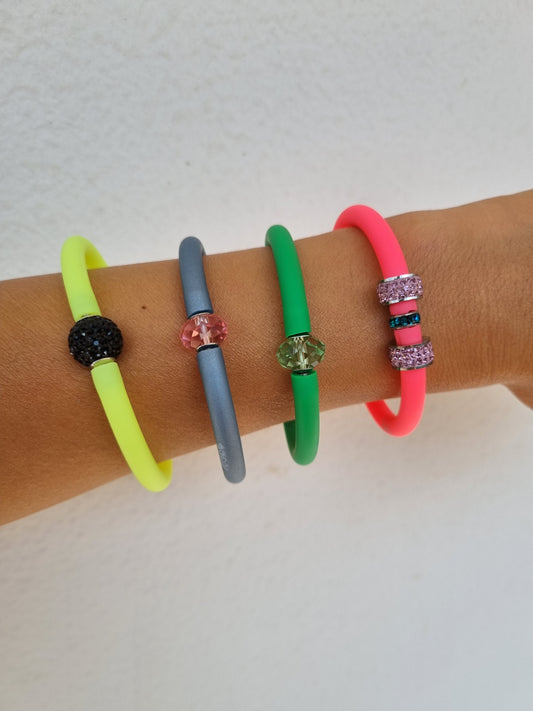 Bracciale / collana BOCCADAMO in silicone