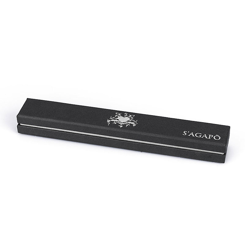 S'Agapõ Bracciale Donna Acciaio 316L Oro 14k – Stella Collezione Stellar – Ipoallergenico, Regalo Idea