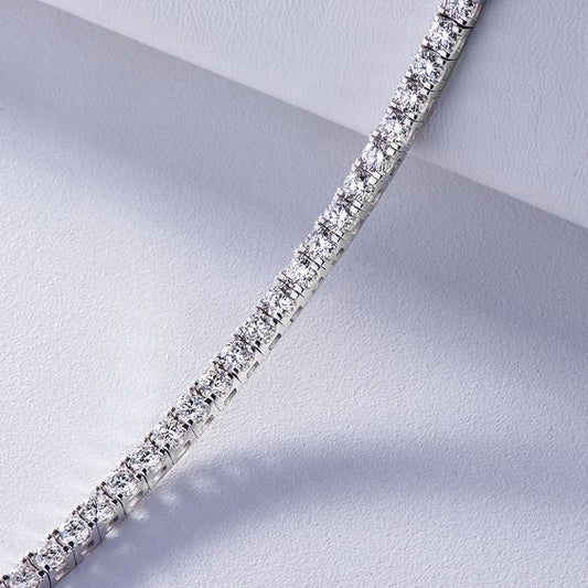 Tennis Zirconia in argento - Biondo Gioielli