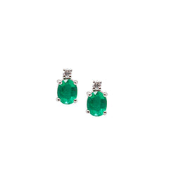 Orecchini donna Smeraldo e Diamanti DI LEO