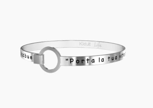 Bracciale donna KIDULT Ligabue Collection Questa è la mia vita - Biondo Gioielli