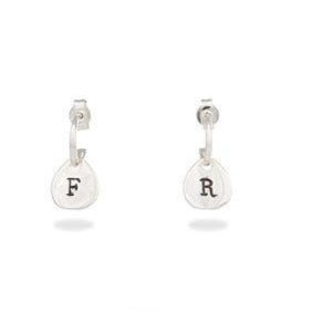 Orecchini personalizzabili in argento CUORI & FRECCE
