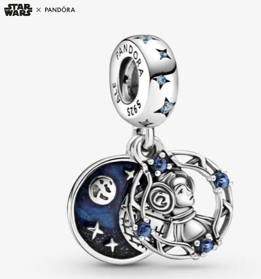 Charm PANDORA Star Wars, Pricipessa Leila - Biondo Gioielli