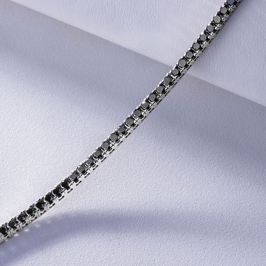 Tennis Zirconia in argento - Biondo Gioielli