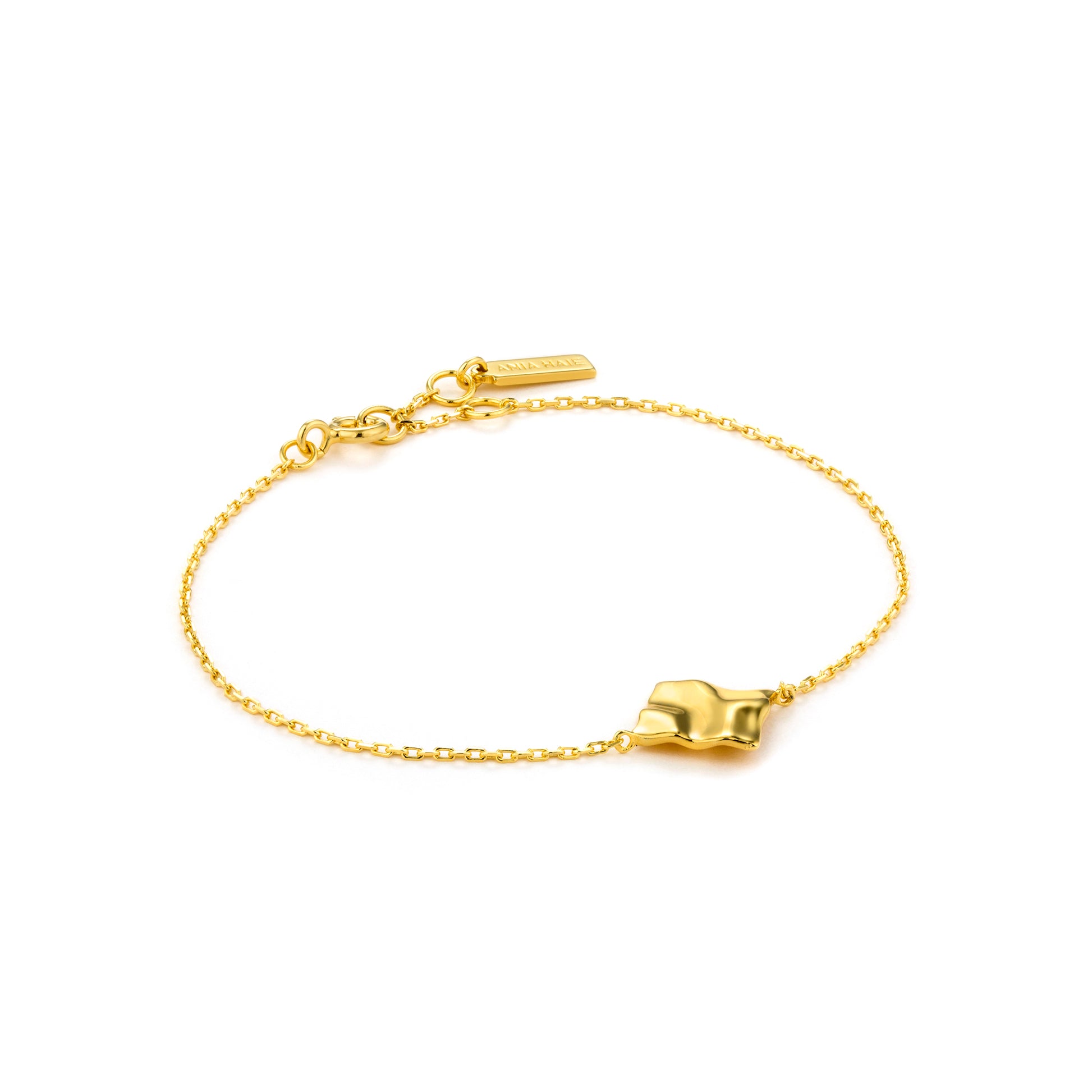 Bracciale donna ANIA HAIE Metal Crush - Biondo Gioielli