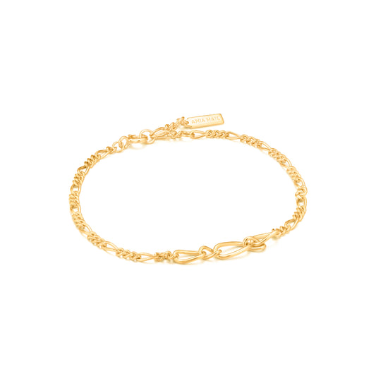 Bracciale donna ANIA HAIE Chain Reaction - Biondo Gioielli