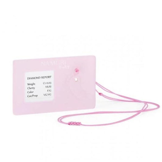 Ciondolo Piedino diamante NAMURI - Biondo Gioielli