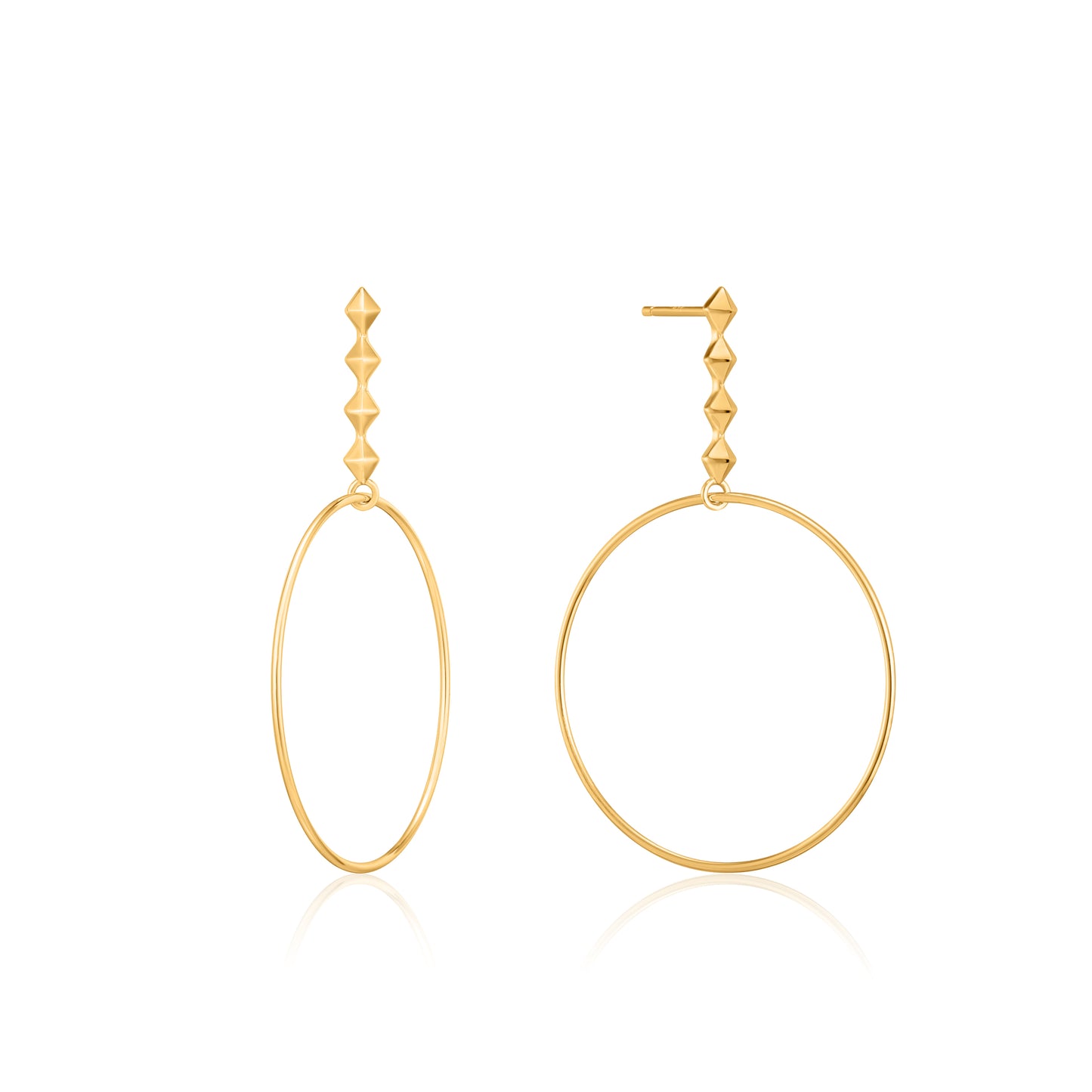 Orecchini donna ANIA HAIE Spike it up - Biondo Gioielli