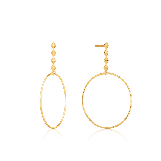 Orecchini donna ANIA HAIE Spike it up - Biondo Gioielli