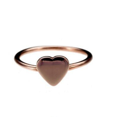 Anello donna in oro rosa personalizzabile CUORI & FRECCE