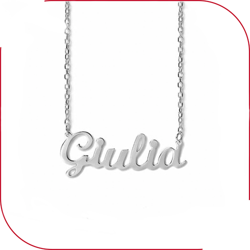 Collana Nome Grande NOMISSIMO - Biondo Gioielli